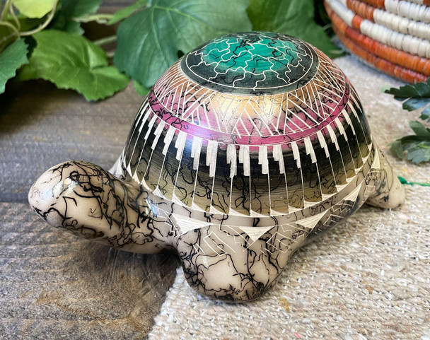 Navajo Horsehair Pottery Turtle