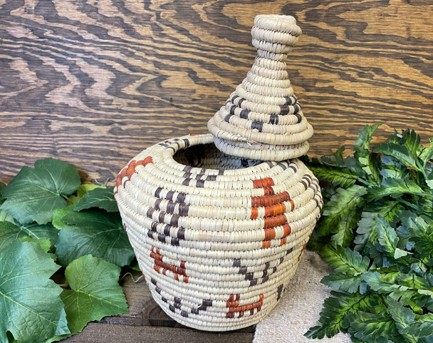 Hand Coiled Native Style Basket
