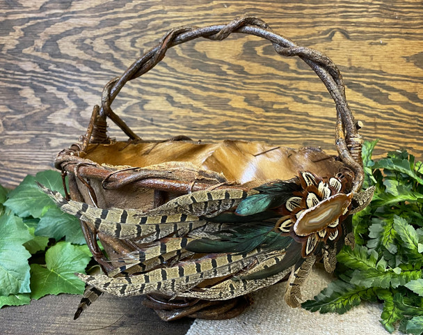 Rustic Palm Basket