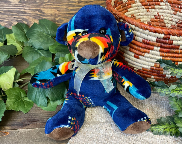 Southwestern Teddybear -Navy