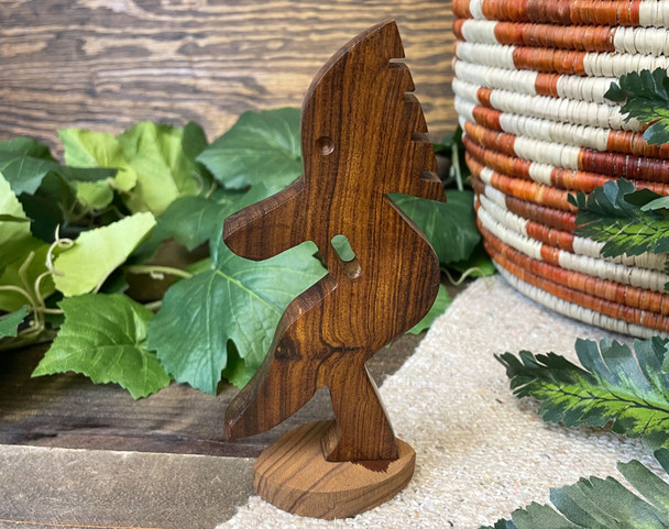 Ironwood Carved Kokopelli