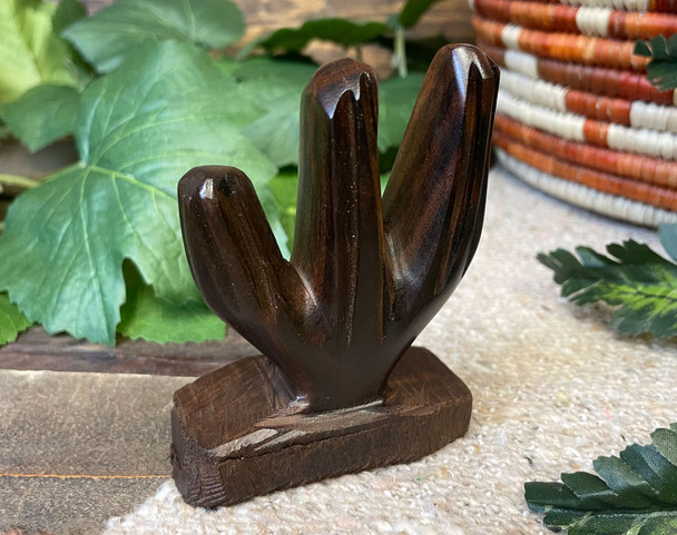 Hand Carved Ironwood Cactus