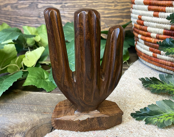 Hand Crafted Ironwood Cactus