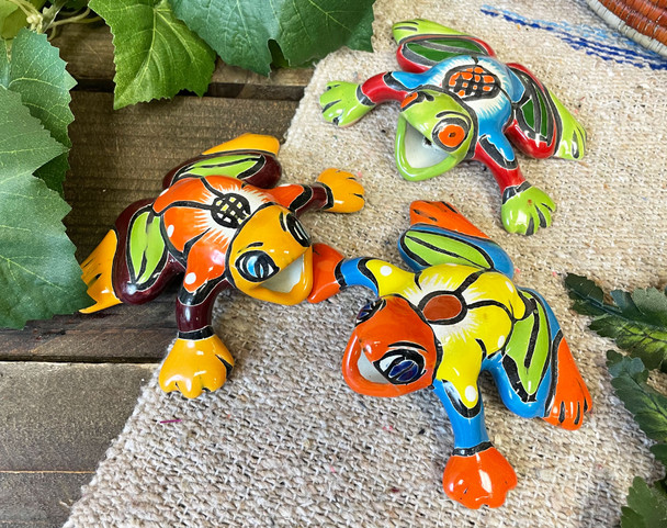 Hand Painted Talavera Frog