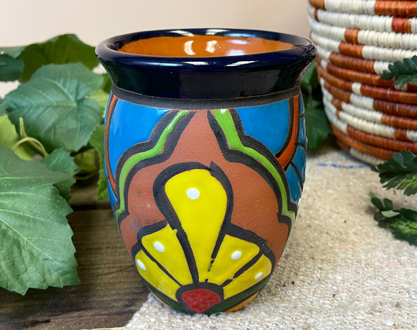 Hand Painted Ceramic Cup 5.5"