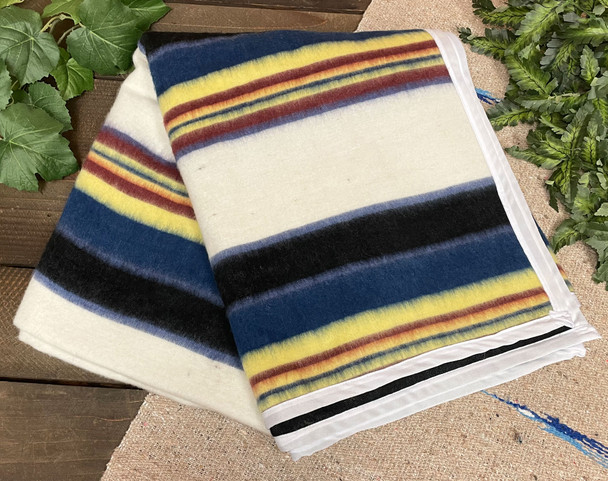 Hudson Bay Style Alpaca Blanket 62