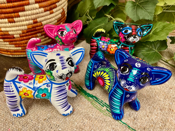 Mexican Hand Painted Clay Pottery