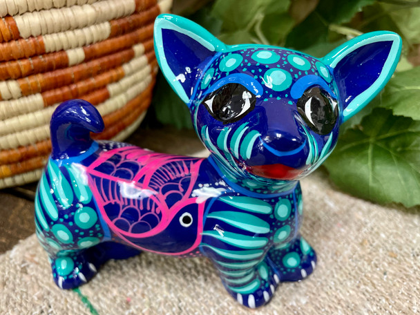 Mexican Hand Painted Clay Pottery