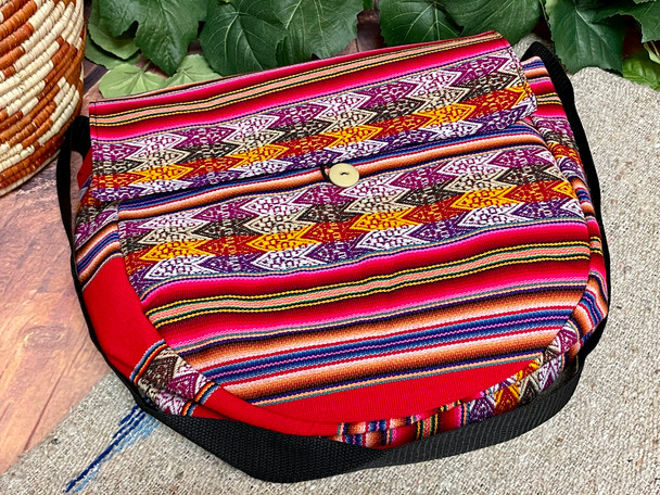 Andean Indian Drum Bag 12"