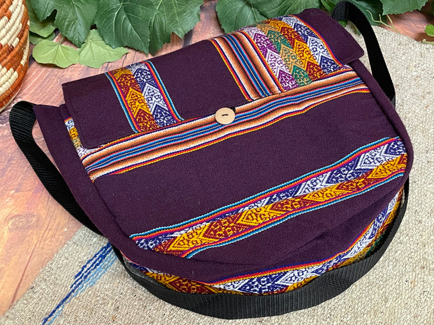 Andean Indian Drum Bag 12"