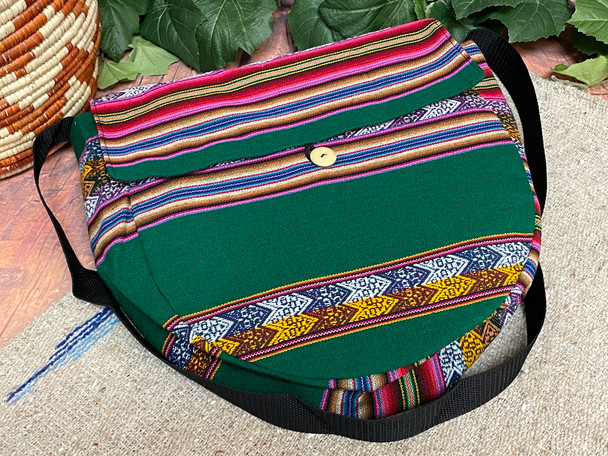 Andean Indian Drum Bag 12"