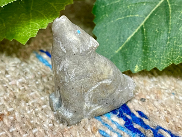 Zuni Hand Carved Fetish -Wolf