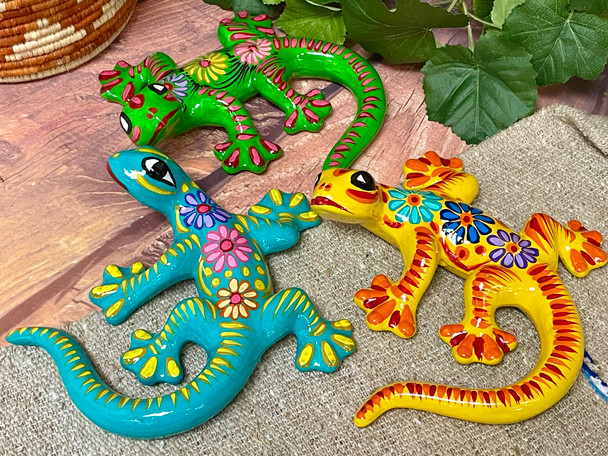 Traditional Mexican Ceramic Lizard
