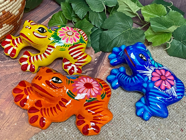 Traditional Mexican Ceramic Frog