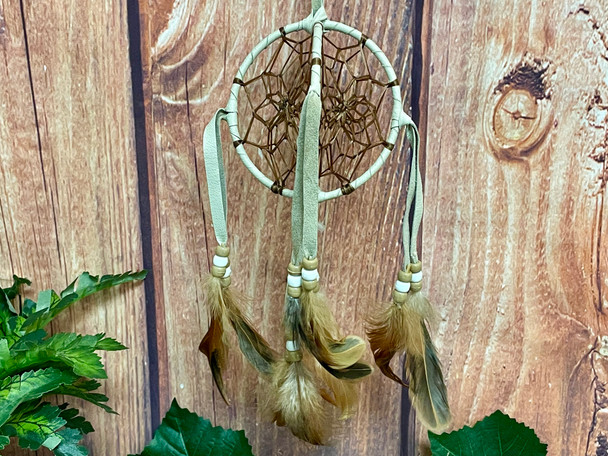 Hand Woven 3D Double Dreamcatcher -Navajo