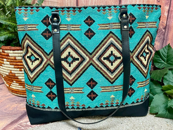 Western Woven Shoulder Bag