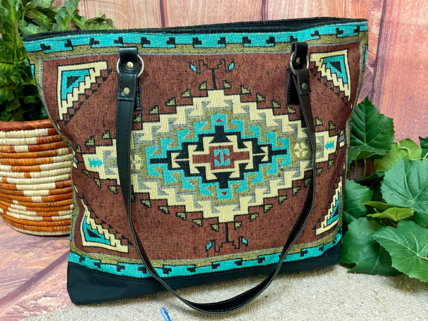 Western Woven Shoulder Bag