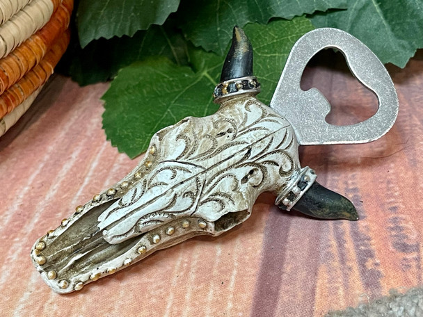 Steer Skull Bottle Opener 