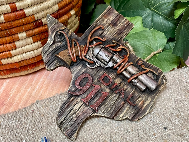 Western Texas Christmas Ornament