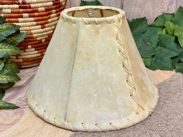 Rawhide Lamp Shade 12"