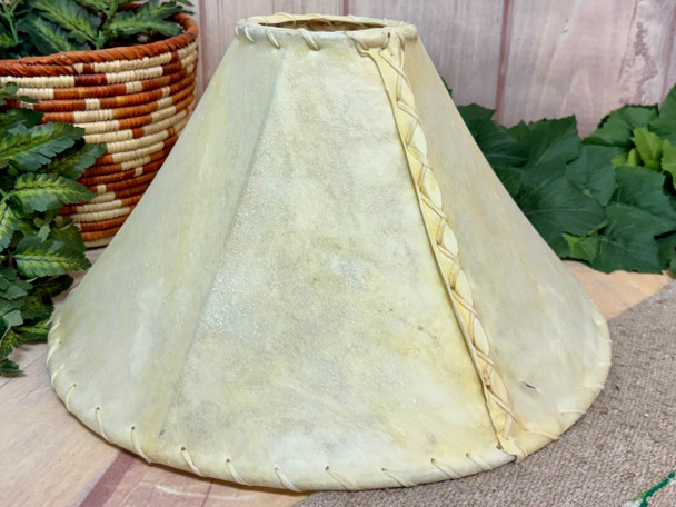 Rawhide Lampshade 18"