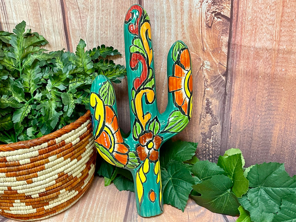 Hand Painted Wall Hanging Cactus