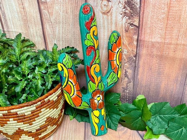 Hand Painted Wall Hanging Cactus