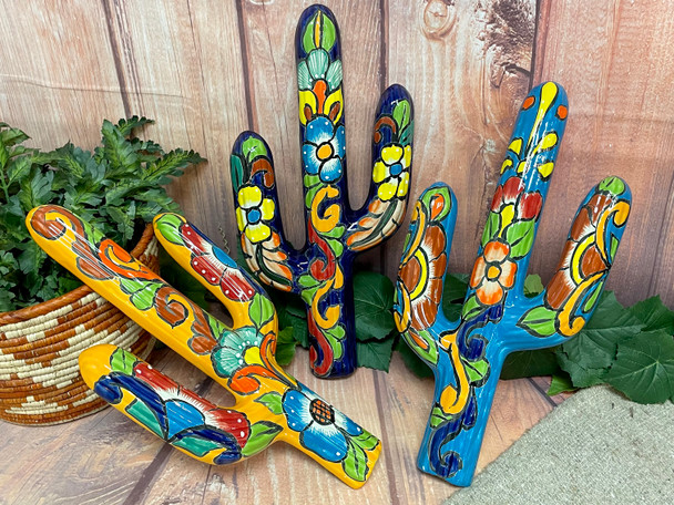 Assorted Hand Painted Wall Hanging Cactus