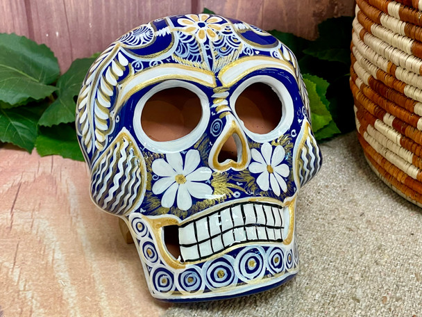 Southwestern Day of the Dead Wall Skull