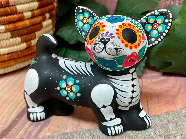 Hand Painted Clay Pottery Chihuahua
