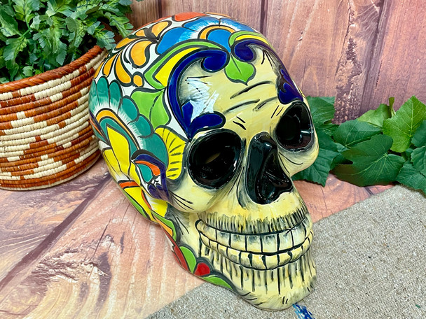 Hand Painted Mexican Skull