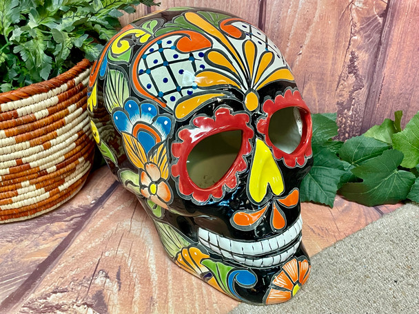 Hand Painted Mexican Skull