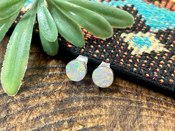 Native American Navajo Silver Earrings