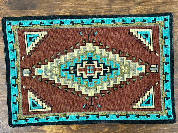 Native American Inspired Tapestry Placemat 13"x19" 