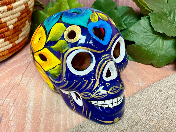 Day of the Dead Sugar Skull Luminary