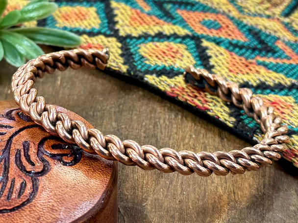 Navajo Copper Cuff Bracelet