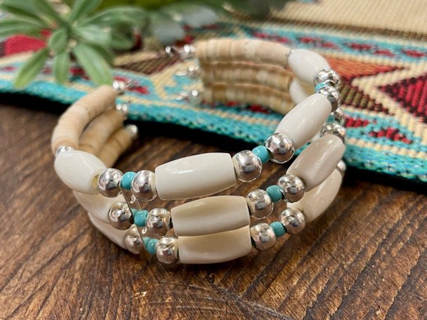 Handmade Navajo Beaded Cuff