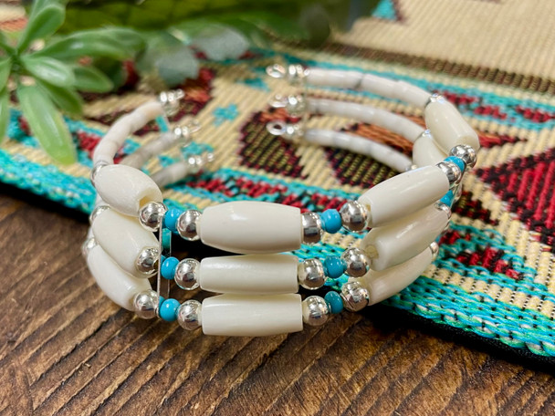 Handmade Navajo Beaded Cuff