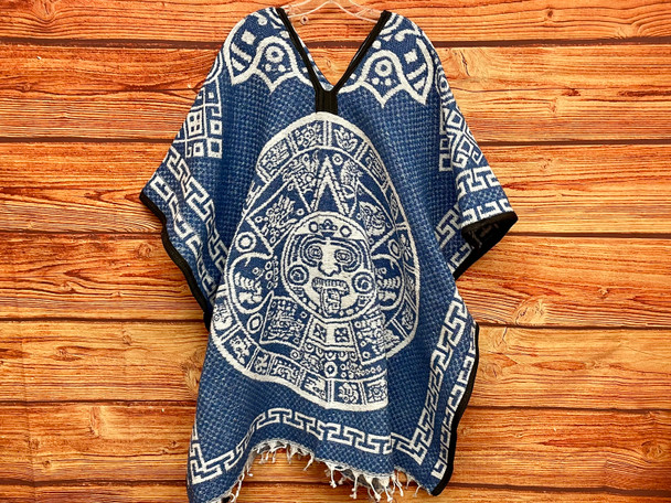 Blanket Poncho - Mayan Calendar