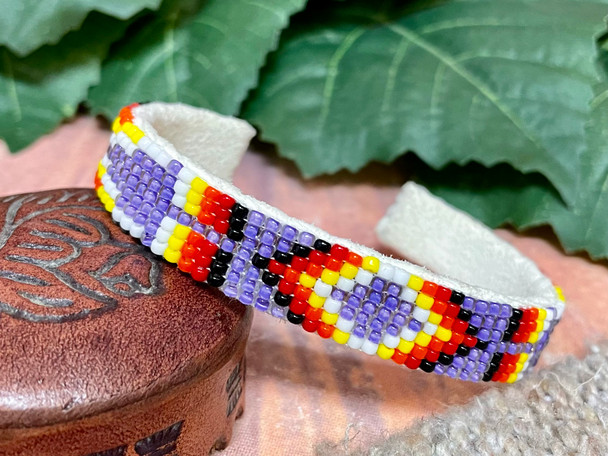 7 Row Navajo Beaded Bracelet Cuff