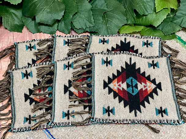 Thick Woven Coaster 6 Piece Set