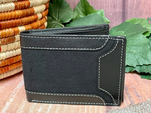 Men's Leather Bi-Fold Wallet