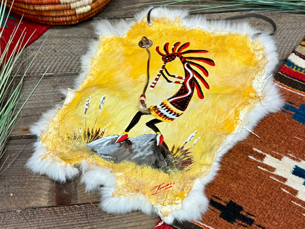Southwest Rabbit Hide -Kokopelli