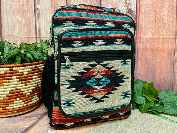 Southwestern Woven Backpack