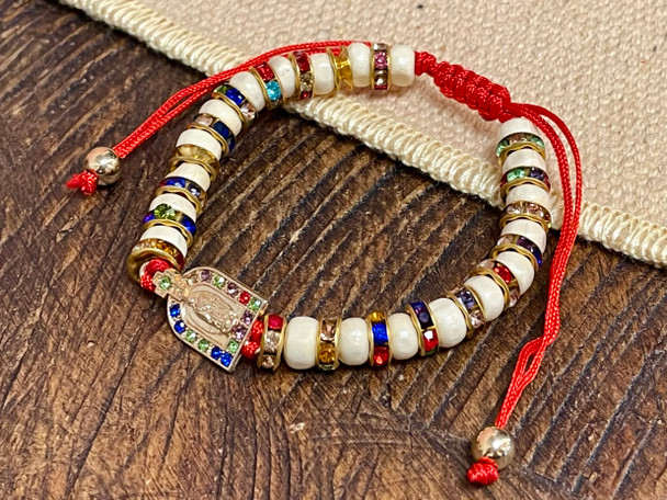Virgin Mary String Bracelet