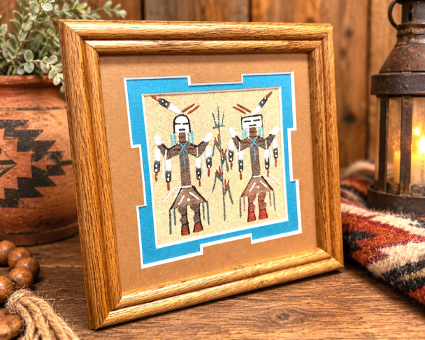 Navajo Sand Painted Wall Art