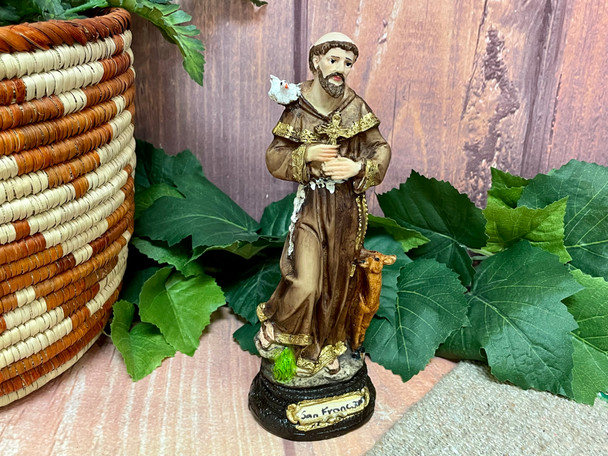 Rustic St Francis Statue