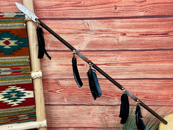 Navajo Indian Rawhide Lance
