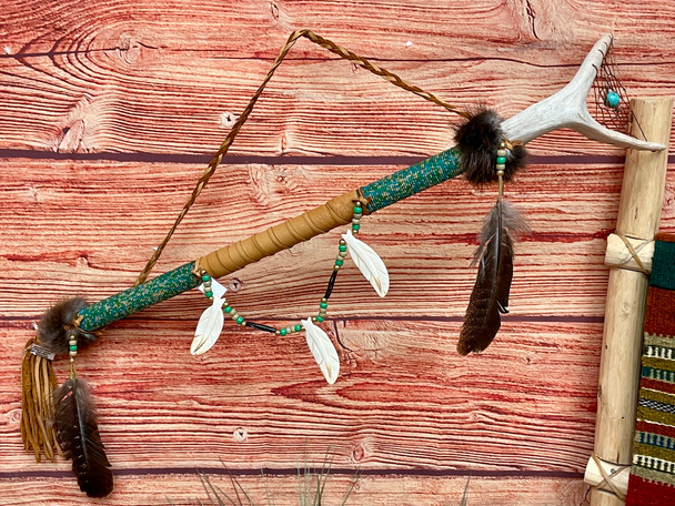 Creek Indian Antler Dance Stick