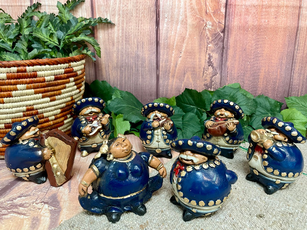 Mariachi Fiesta 7pc Pottery Set